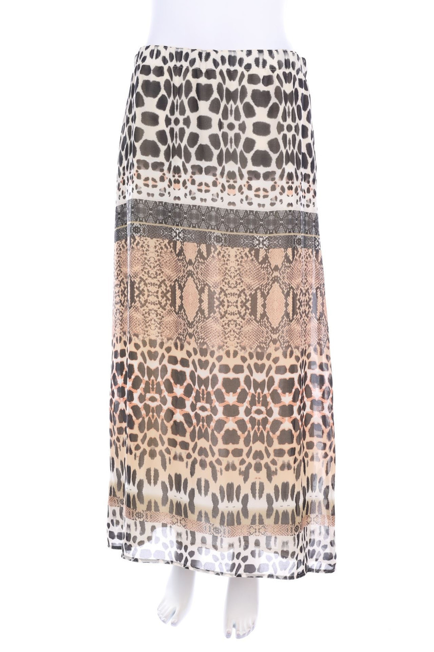 TAIFUN - Midi Skirt with Ethno Print - D 38-40