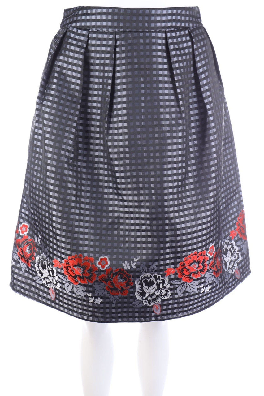 ANONYME designers - Patterned Skirt, Pleated - M