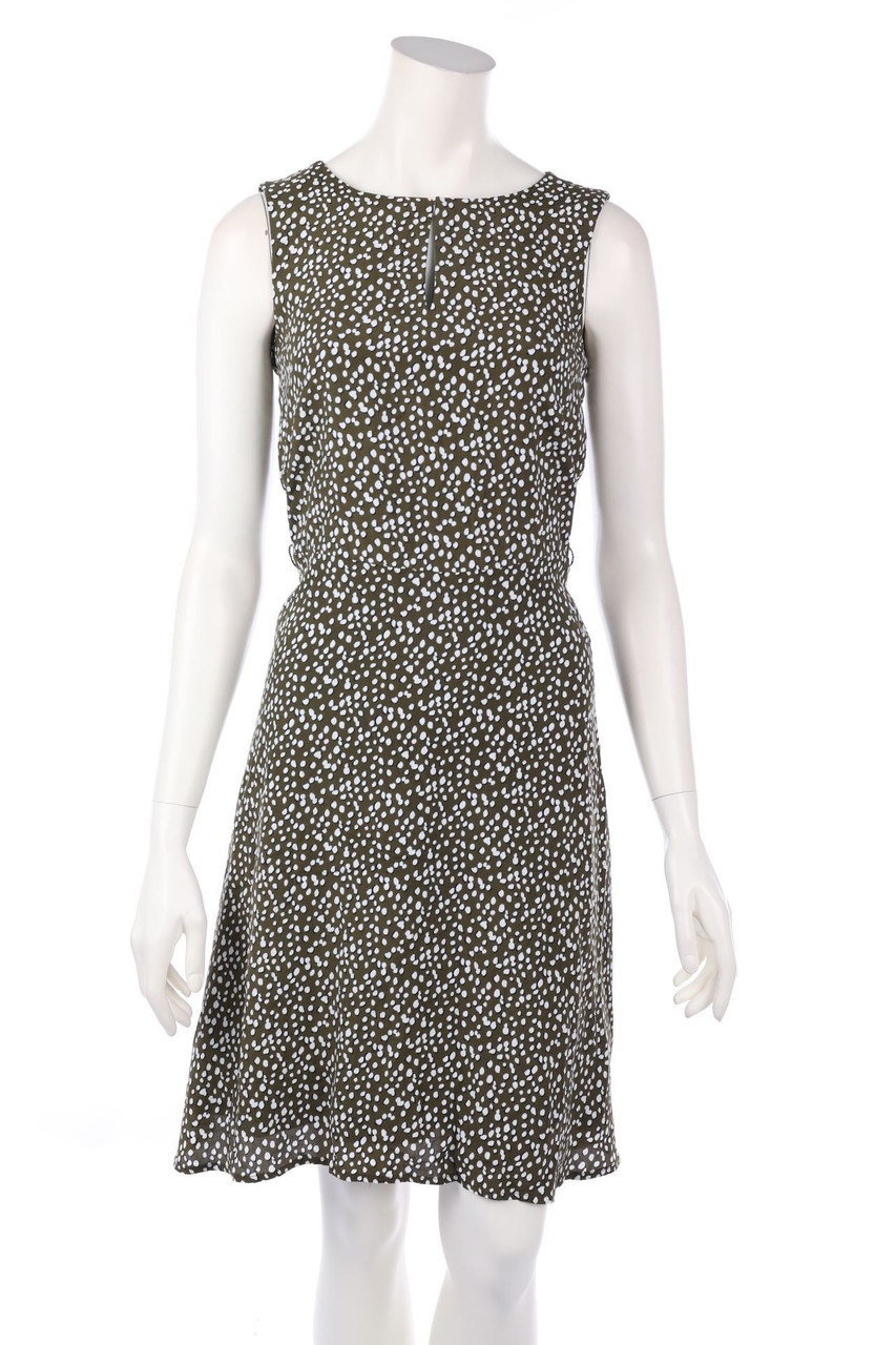 comma - Kleid aus Baumwolle mit Punkten - D 32