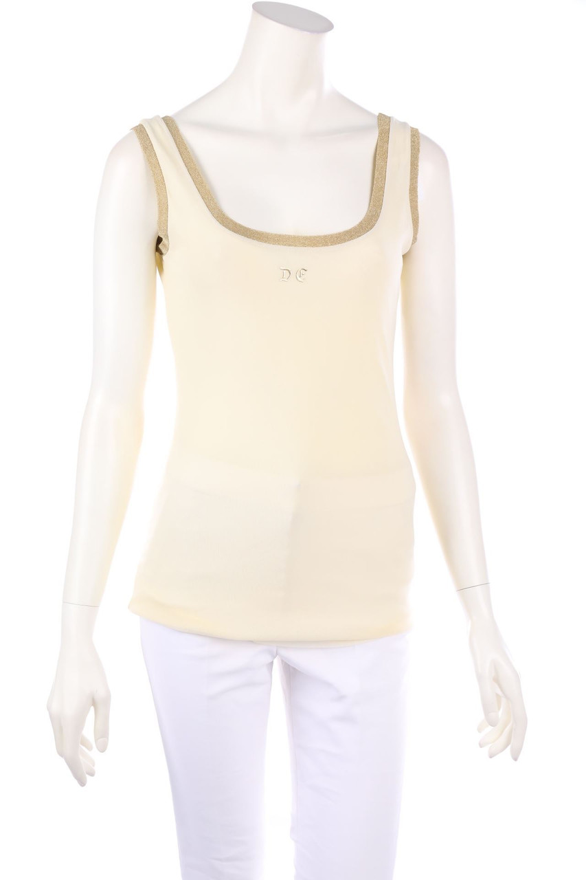 D.EXTERIOR - Mesh-Top mit Glitzer - L