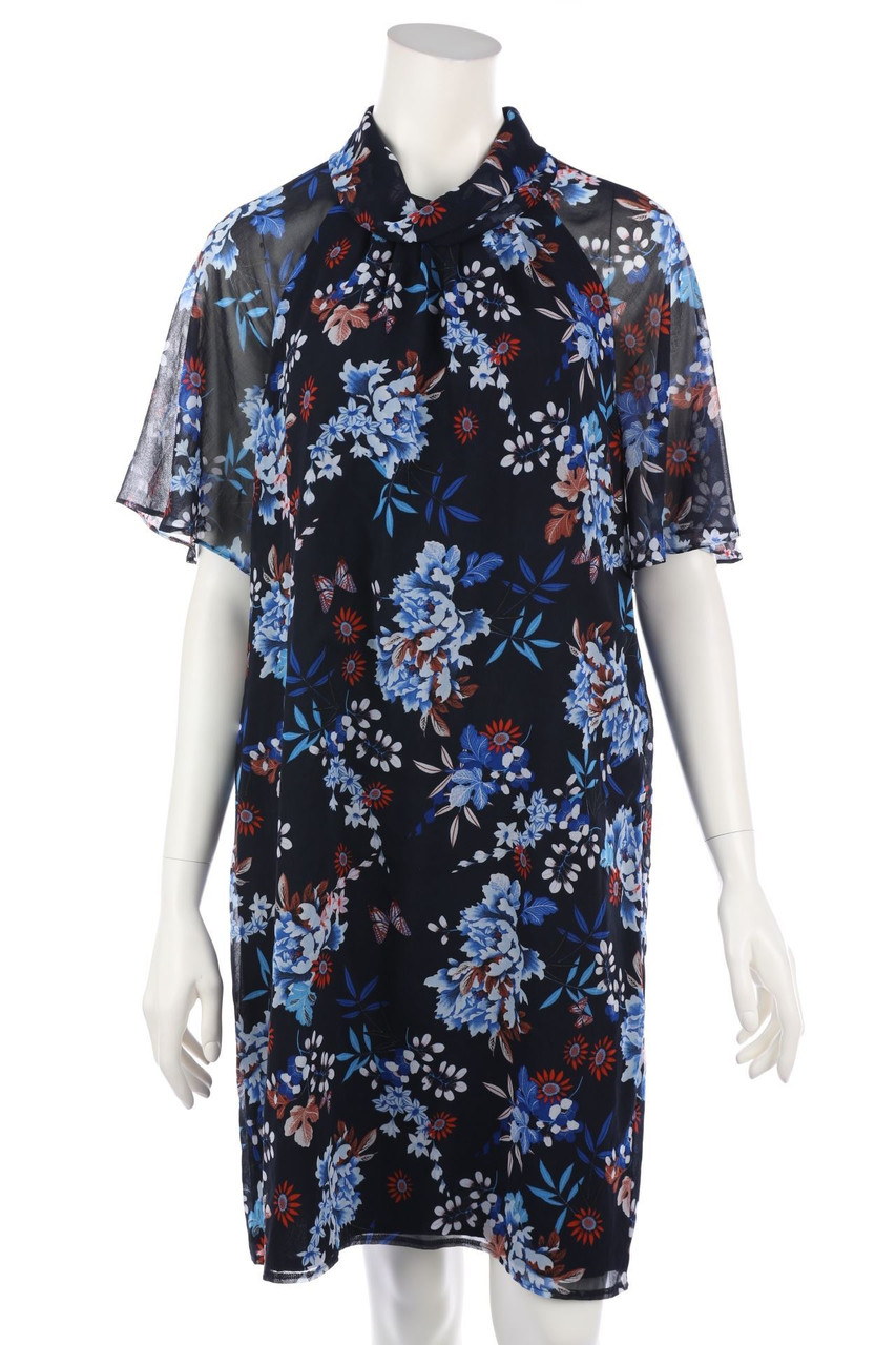 TAIFUN - Dress with Flower Print - L