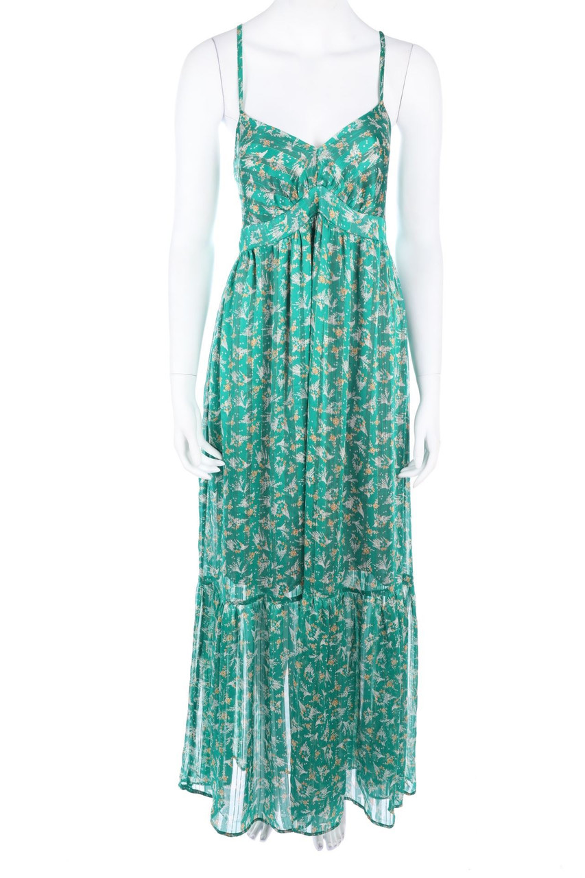 JANE WOOD - Maxi Dress with Flower Print - D 34