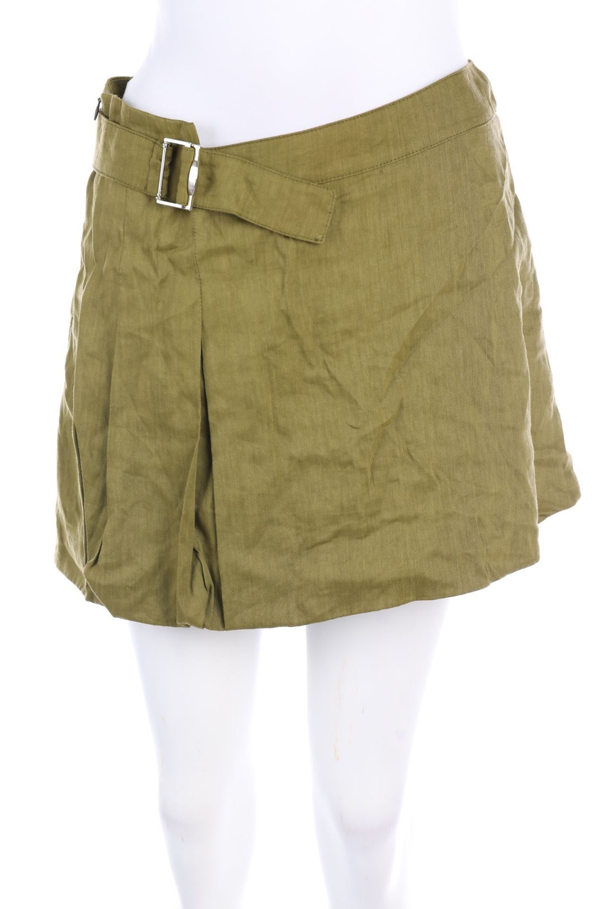 loops BY ROBERT IN´T VELD - Balloon Skirt, Linen Mix with Wrap-Effect - D 34
