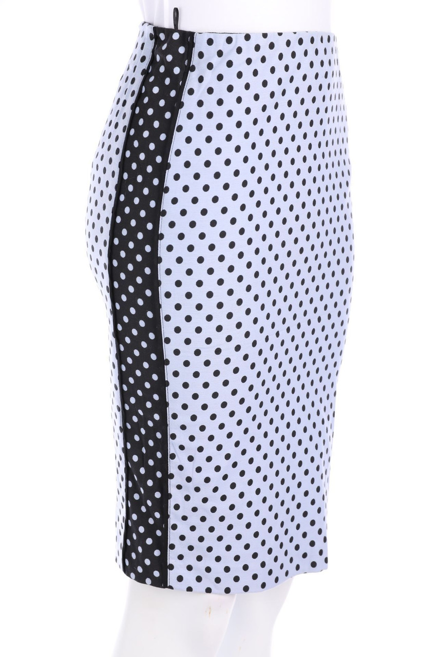 PINKO - Bleistift-Rock aus Jacquard mit Punkten - D 34