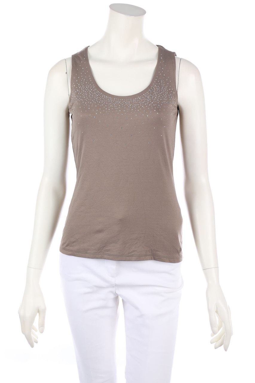 comma - Tanktop with Rhinestones - D 34