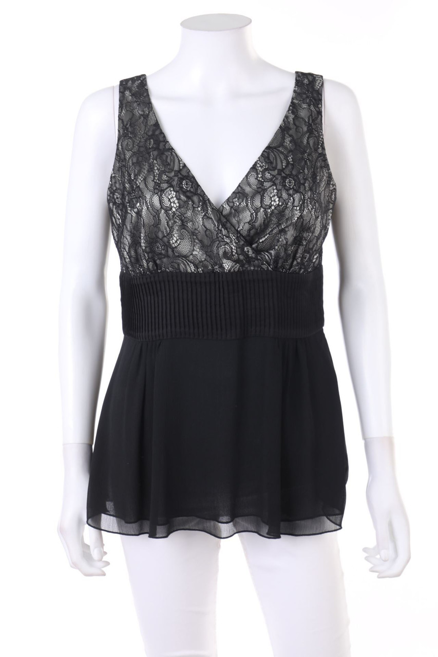 comma - Blusentop mit Spitze - D 40