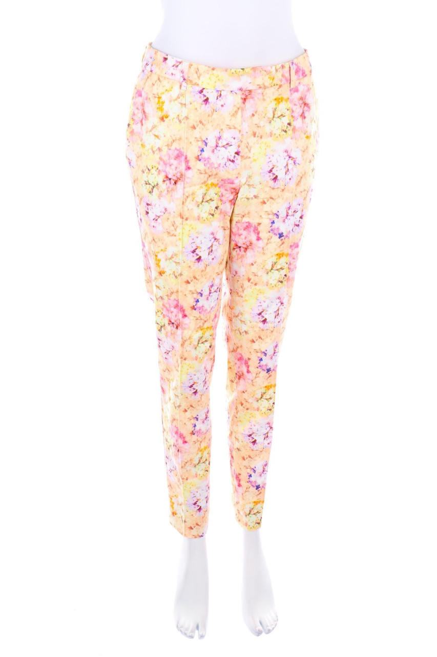 UTA RAASCH - Skinny Pants with Flower Print - D 38