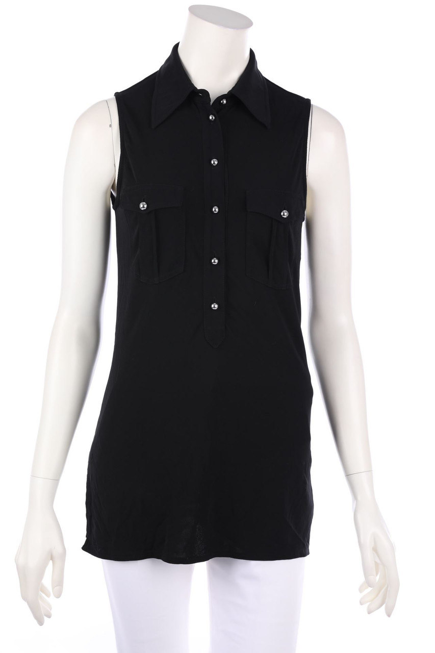 GEORGES RECH PARIS - Blusentop im Military-Stil - D 34