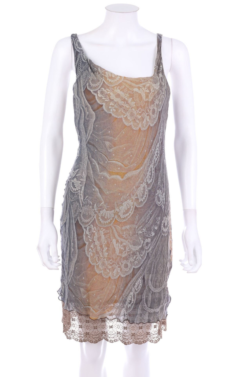 Angelo Marani - Silk Dress with Print - D 36