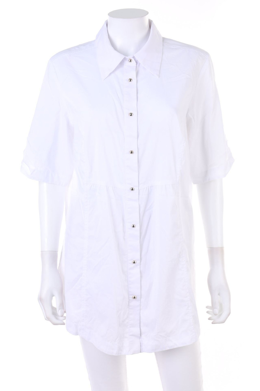 MARINA RINALDI - Hemd-Bluse mit kurzem Ärmel - D 42