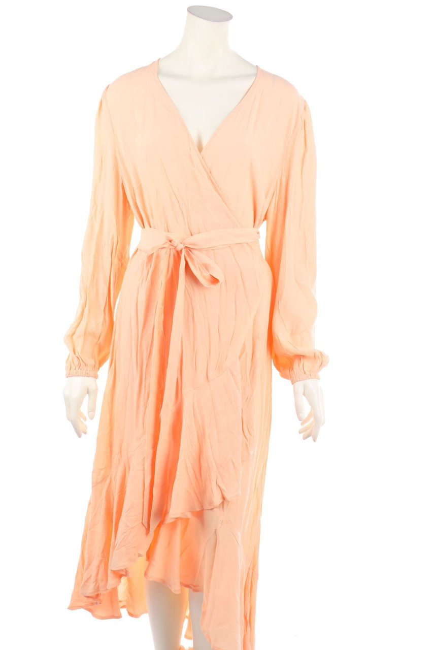 MANON BAPTISTE - Vokuhila-Wrap-dress, Viscose - D 46