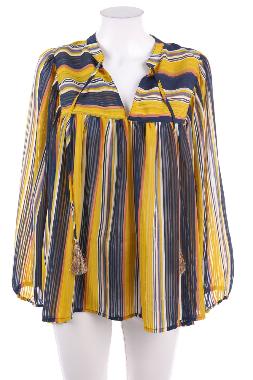 SIENNA - Blouse with Stripes - D 38