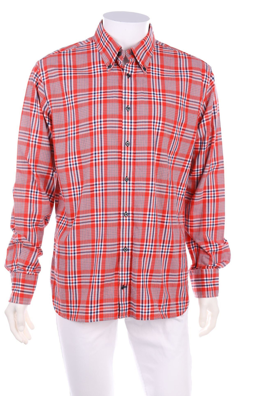 TOMMY HILFIGER - kariertes Button-down-Hemd - L