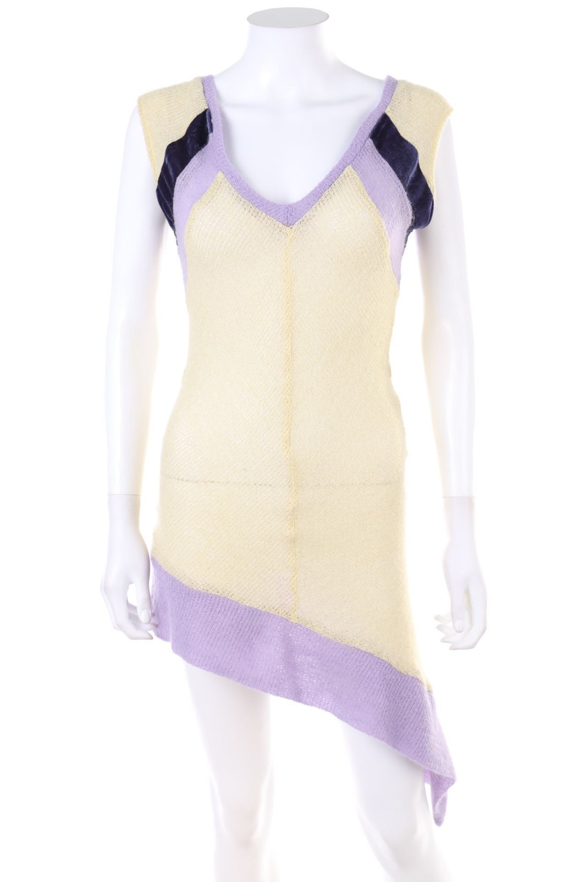 DESIGNERS REMIX COLLECTION - Glitter-Knit Dress, Mohair-Mix - S