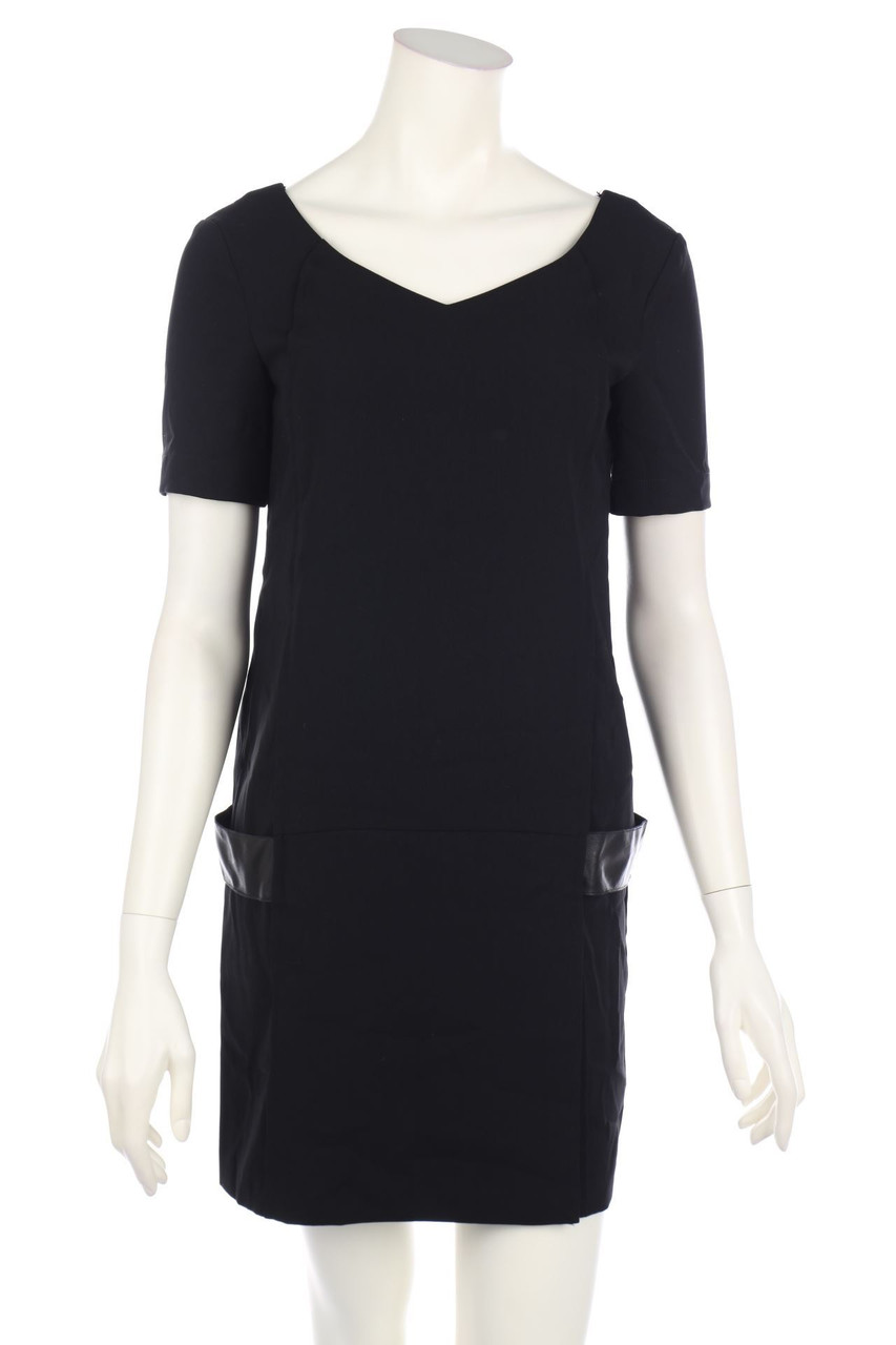 The Kooples - Dress with Leather Details - S