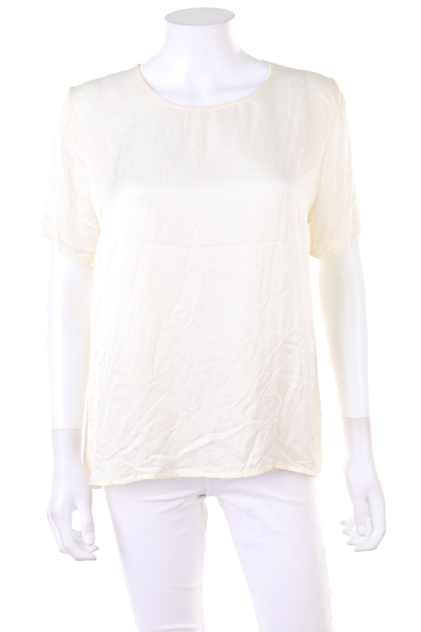 MARKUP - Shortsleeve Blouse, Satin - M