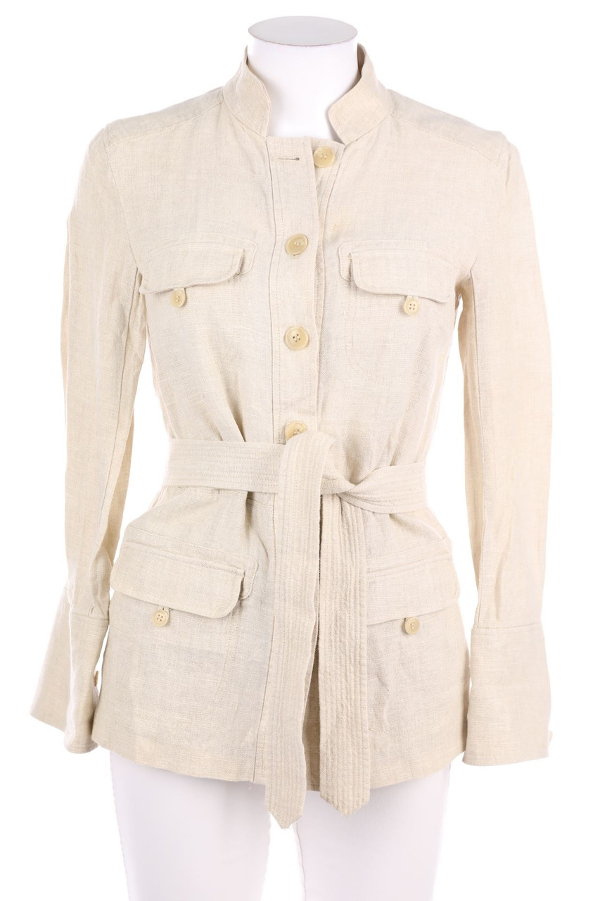 Cyrillus PARIS - Linen Jacket, Safari Style - D 32