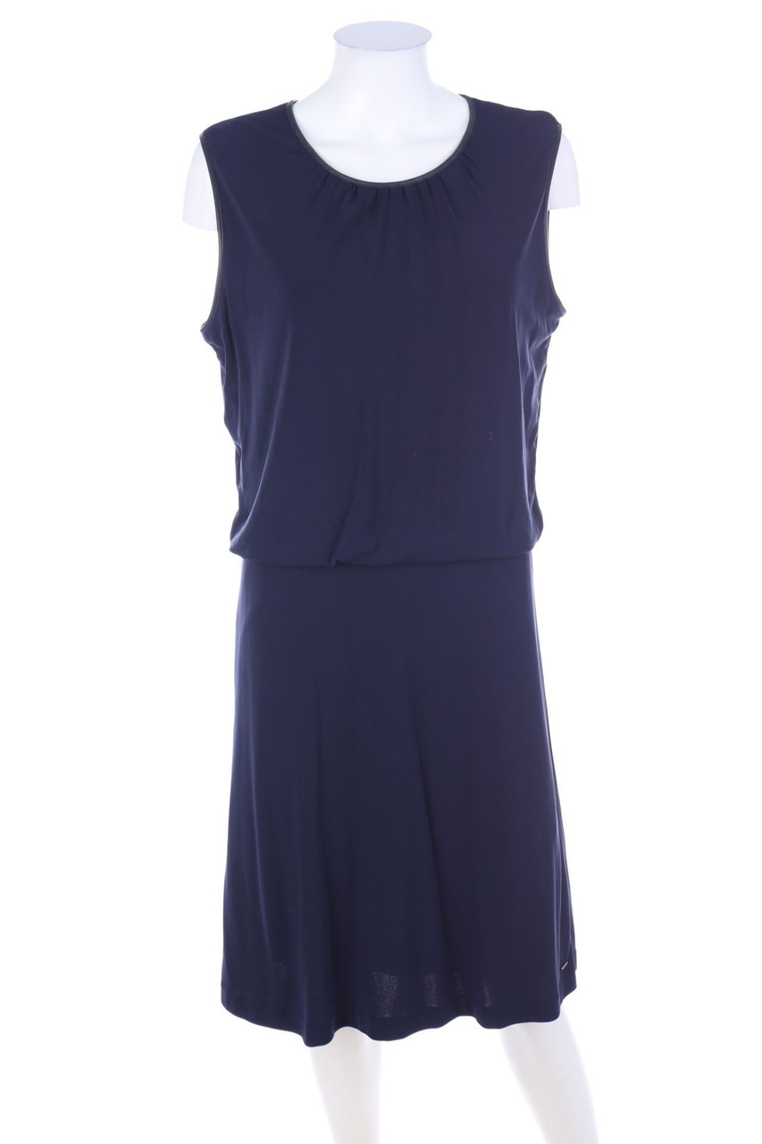 TOMMY HILFIGER - Dress with Faux Leather Details - L