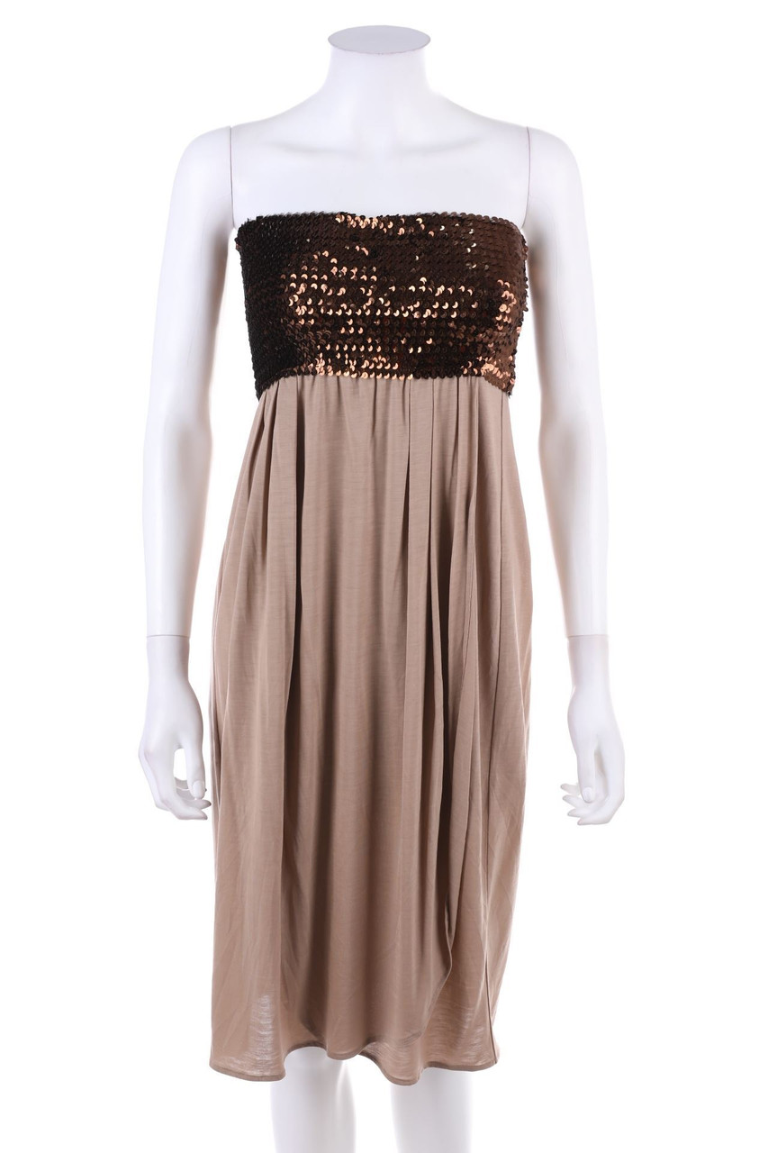 CINQUE - Cocktail Dress with Wrap-Effect with Sequins - D 34
