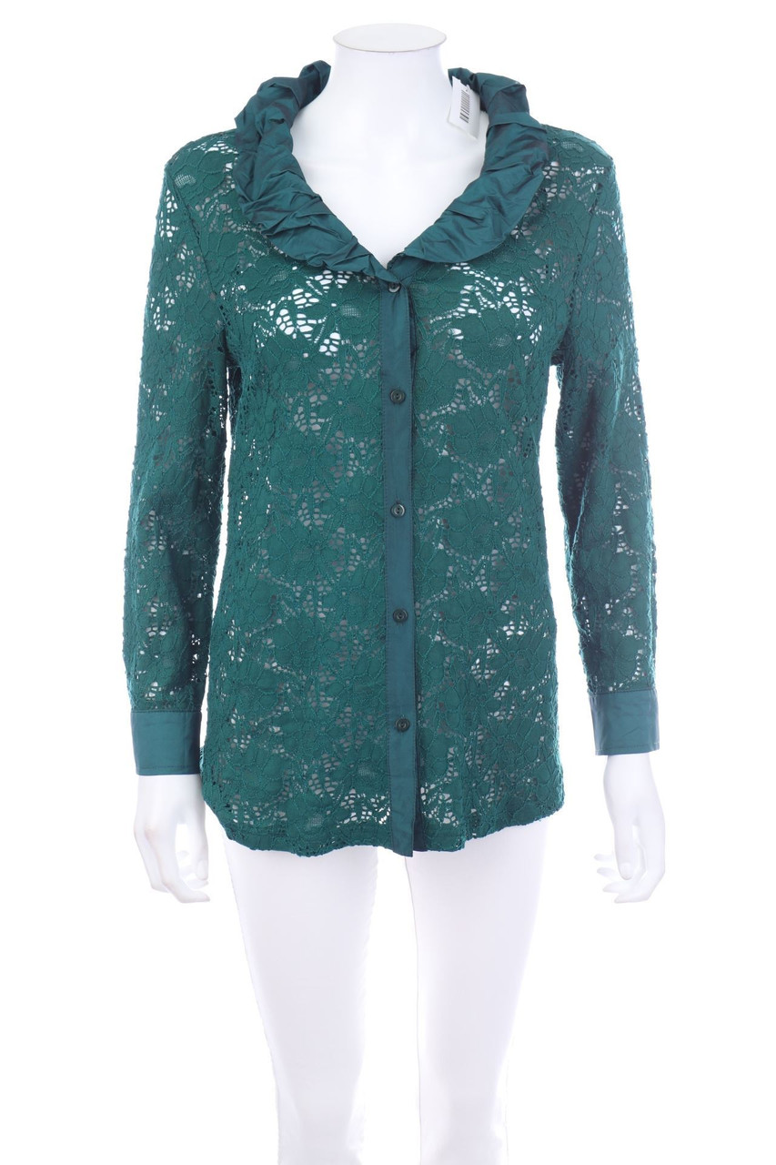 Peter Hahn - Bluse aus Spitze - D 36