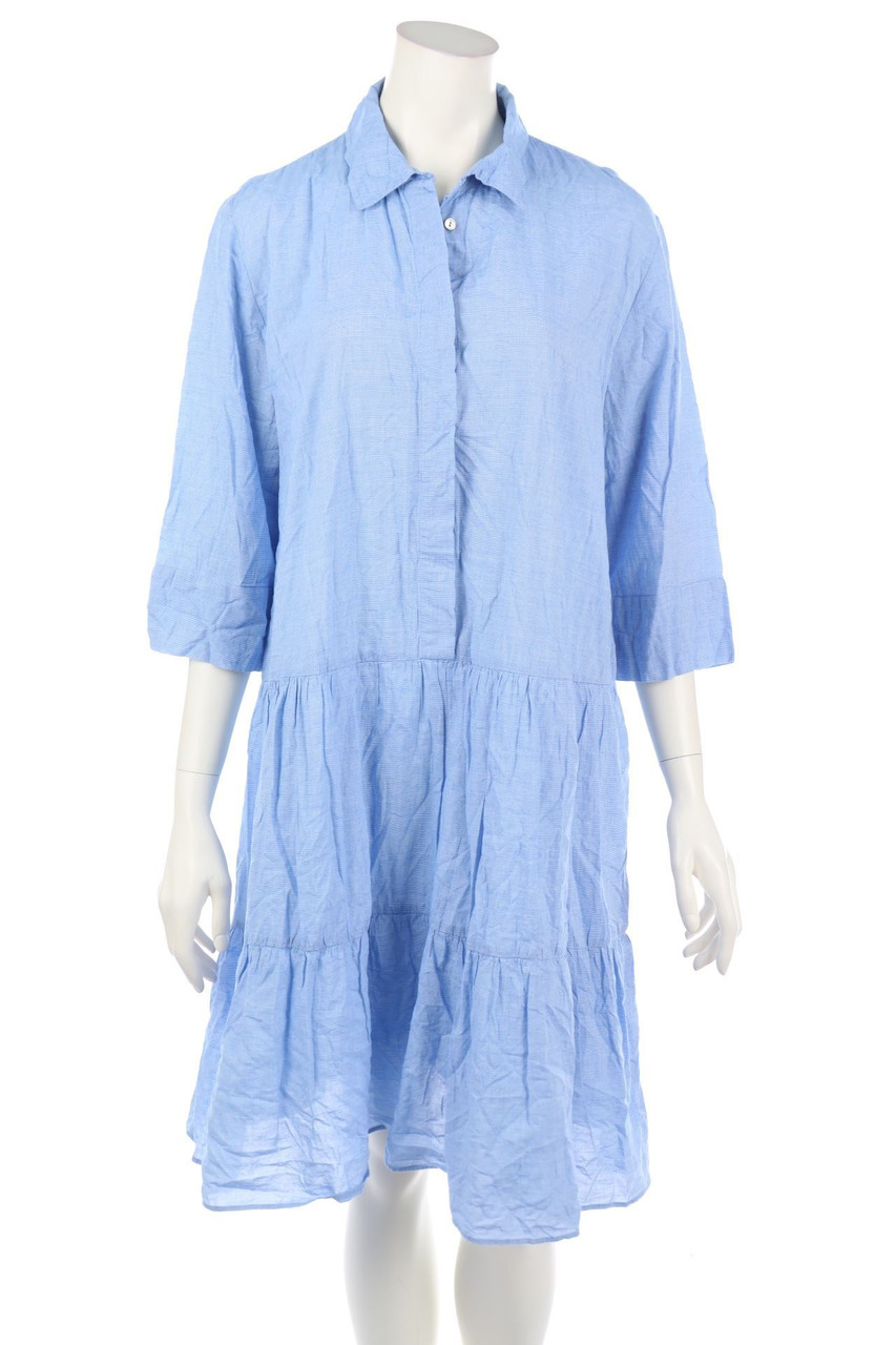 OPUS - Shirt Dress with Ruffles - D 40