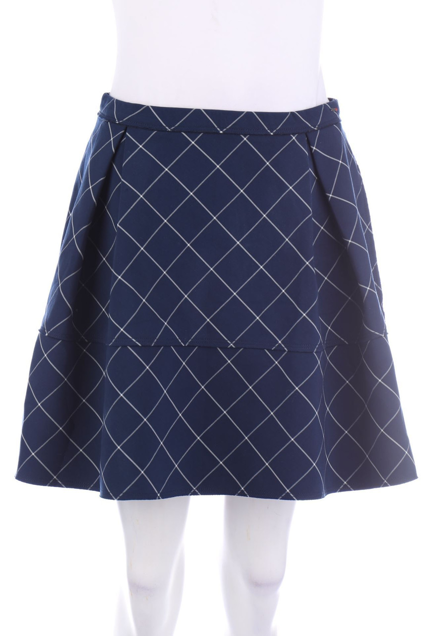 Hilfiger Denim - Falten-Mini-Rock mit Karo-Muster - S