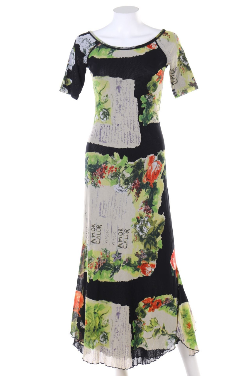 nice connection - Maxi-Kleid mit Print - D 38