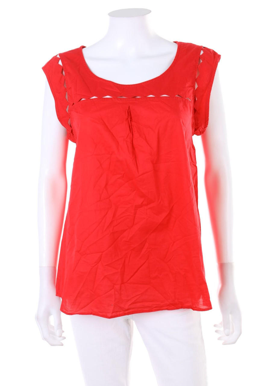 Sud express - Blouse Top with Cut-outs - L