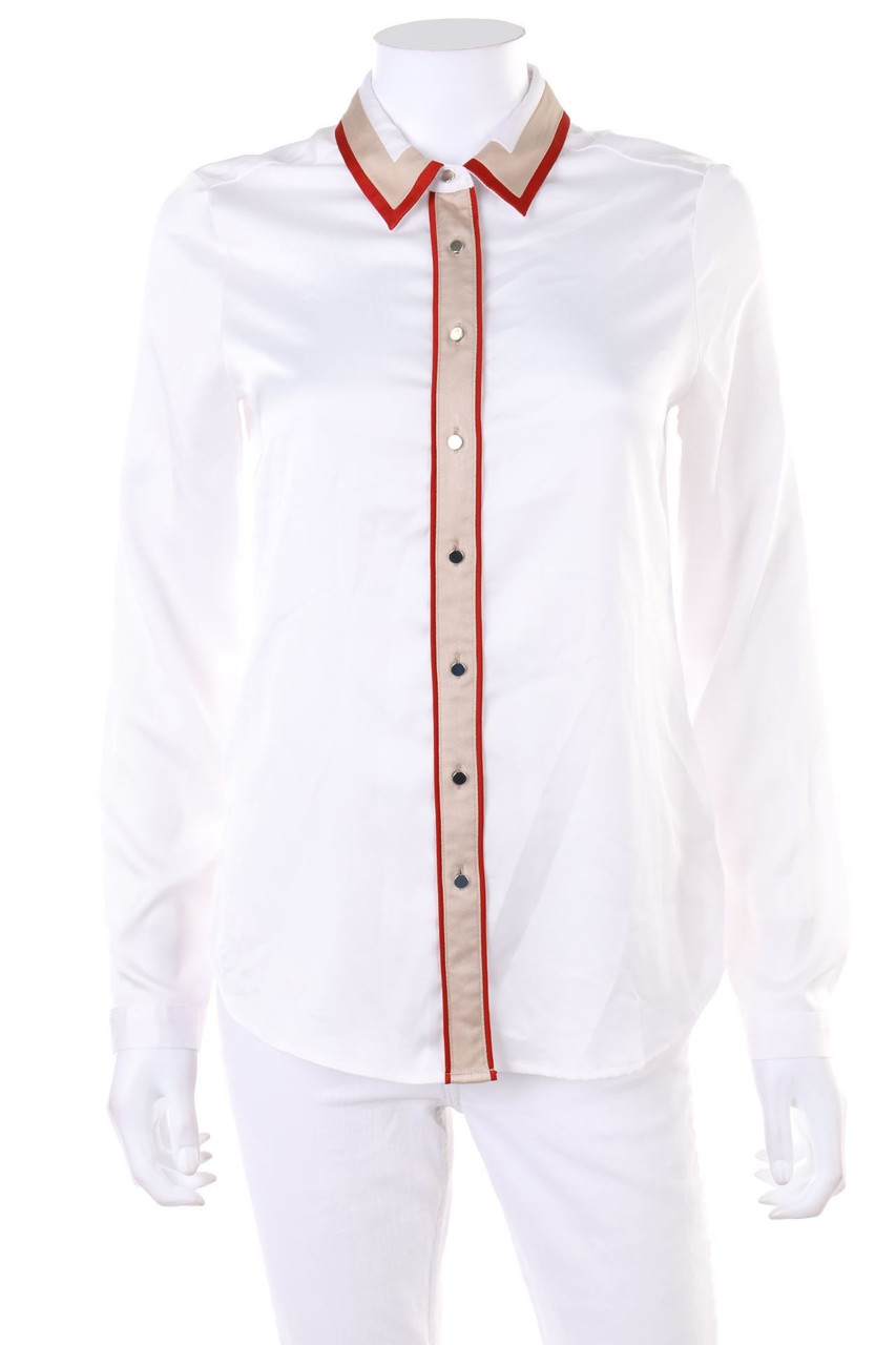 comma - Satin-Hemd-Bluse - D 36