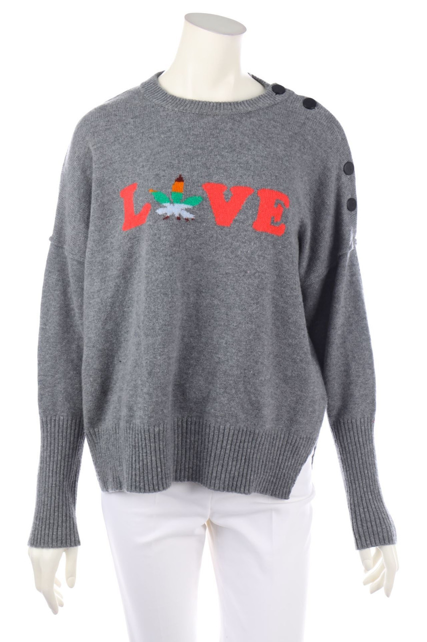 FIVE Paris - Strick-Pullover aus Woll-Mix mit Kaschmir - M