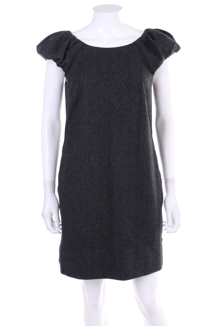 DOLCE&GABBANA - Virgin wool-dress with Zig Zag Pattern - D 34