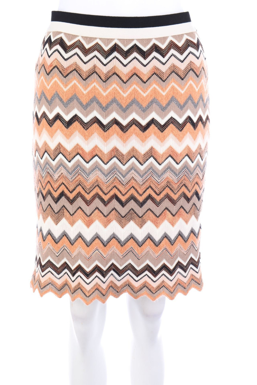 MARC CAIN - Knitted Mini Skirt with Mohair - D 38