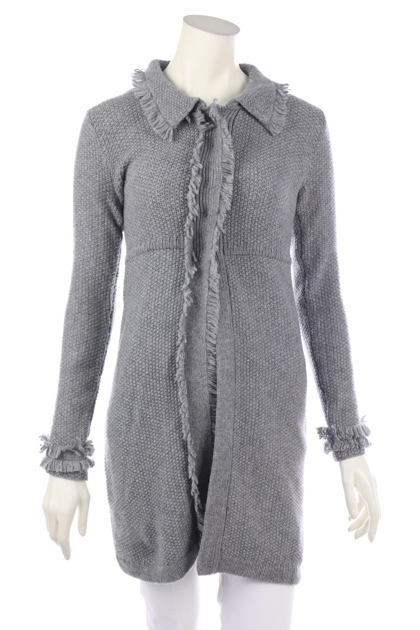 Boden - Cardigan aus Wolle mit Fransen - D 32