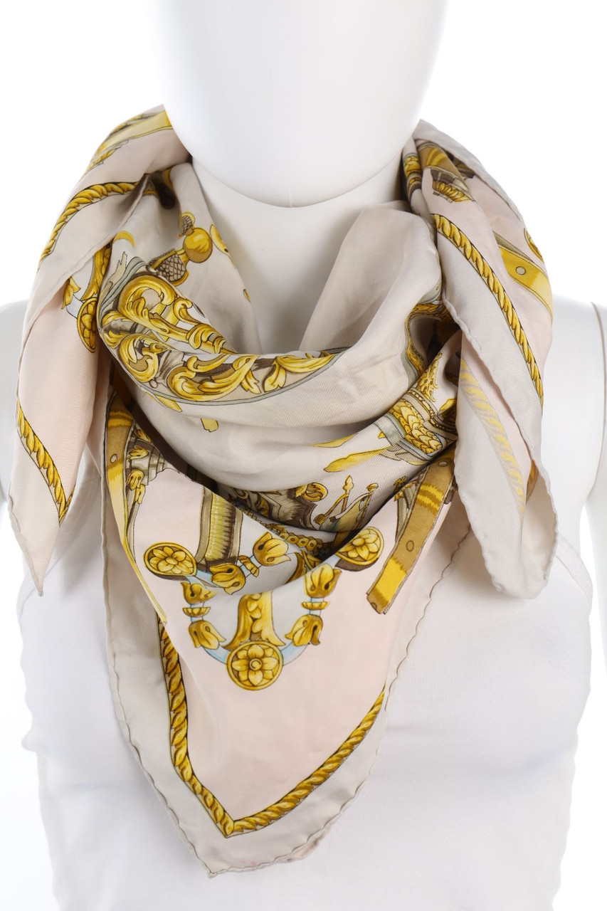 HERMÈS PARIS - Seidentuch mit Print - ONE SIZE