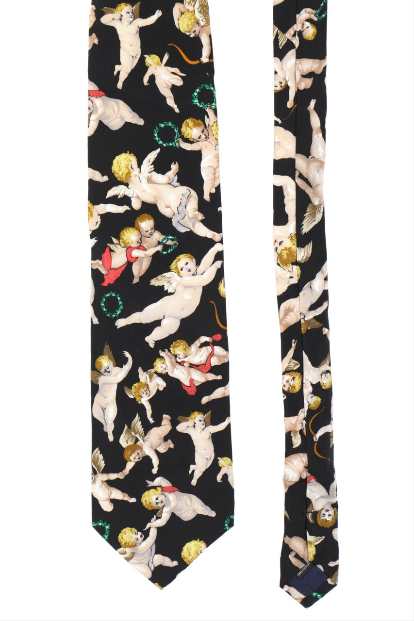 ROBERTO ANGELICO - Seiden-Krawatte mit Print