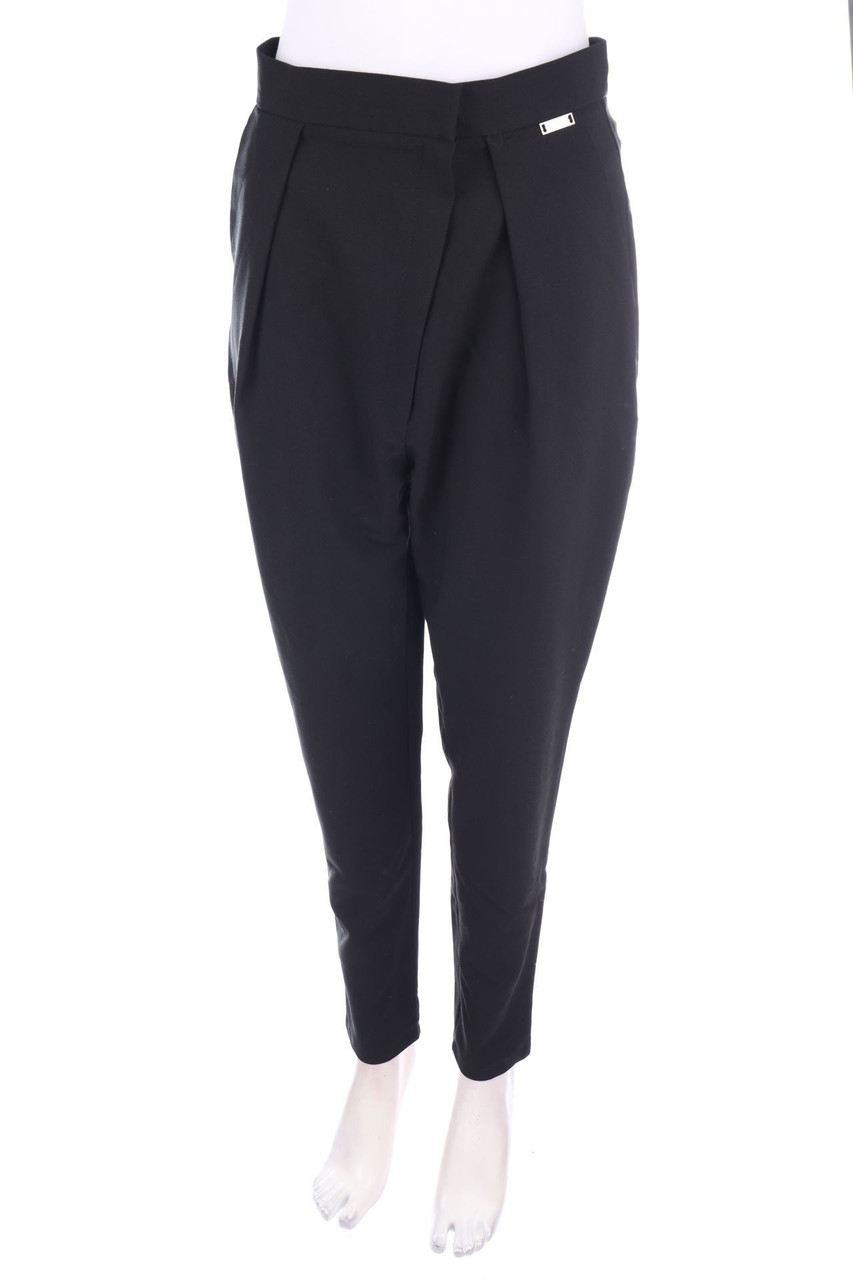 LENITIF - High Waist-Pleated Pants - M