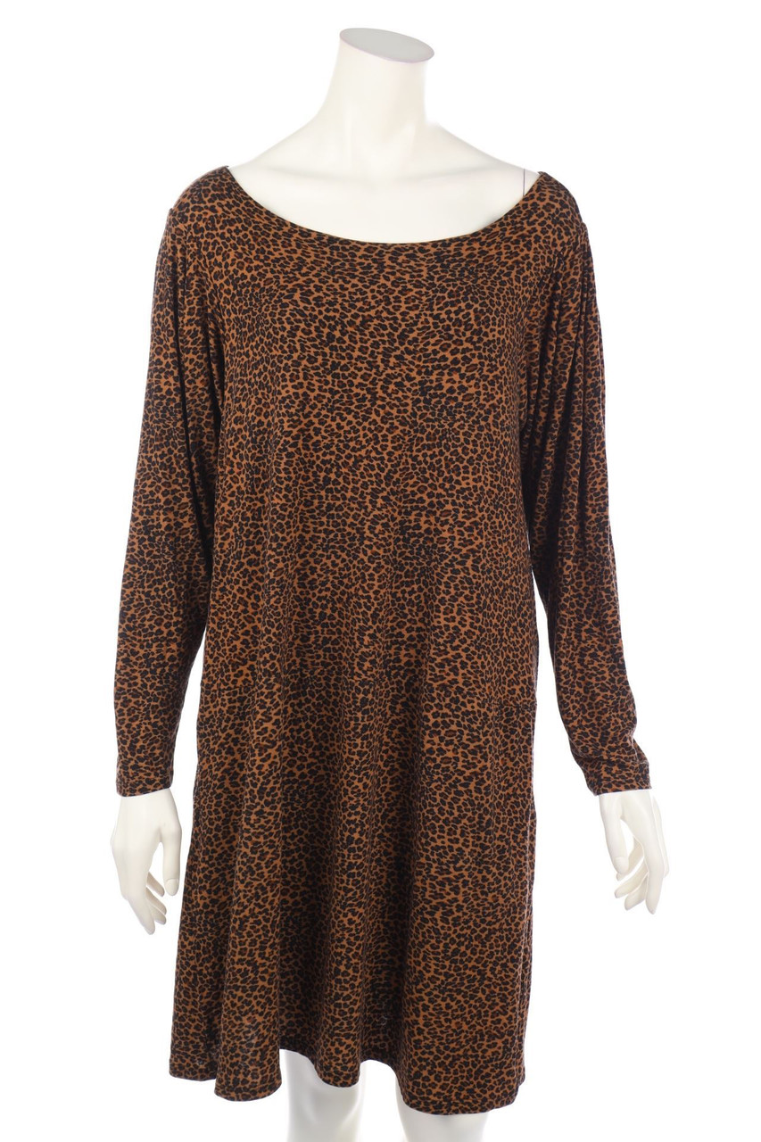 marivie - Dress, Jersey with Leo Print - D 42