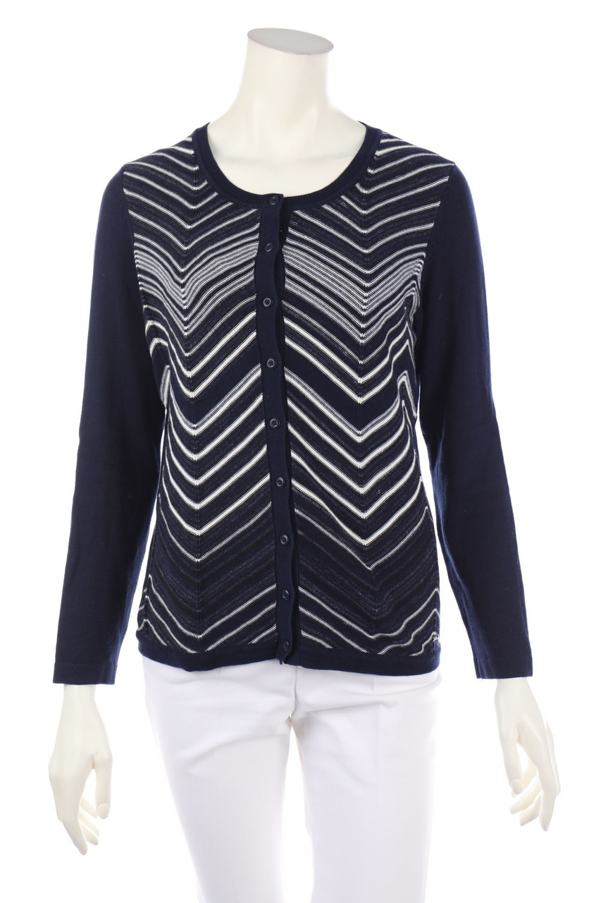 TOMMY HILFIGER - Cardigan mit Zickzack-Muster - M