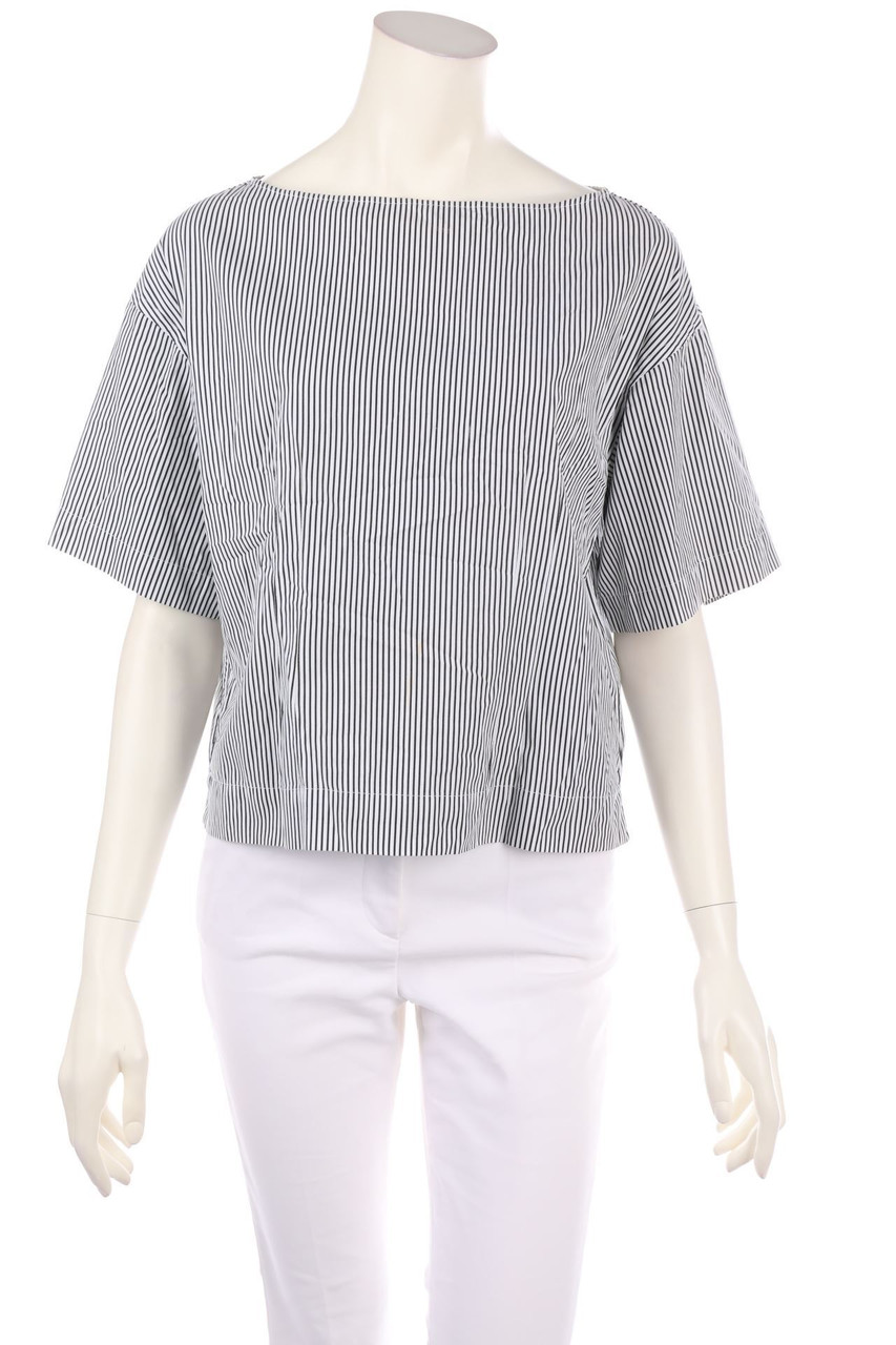 POLO RALPH LAUREN - Oversize-Kurzarm-Bluse mit Streifen - S