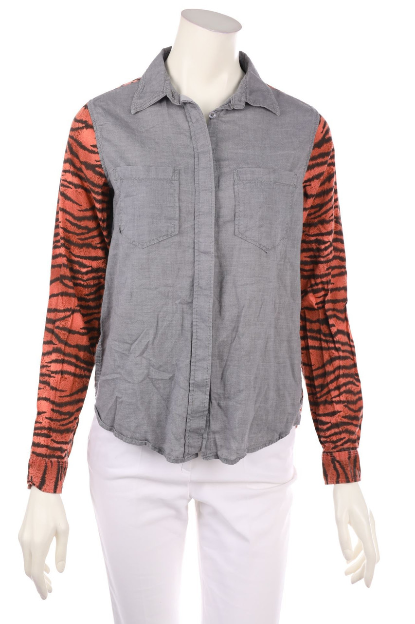 MAISON SCOTCH - Shirt Blouse with Animal Print - D 36