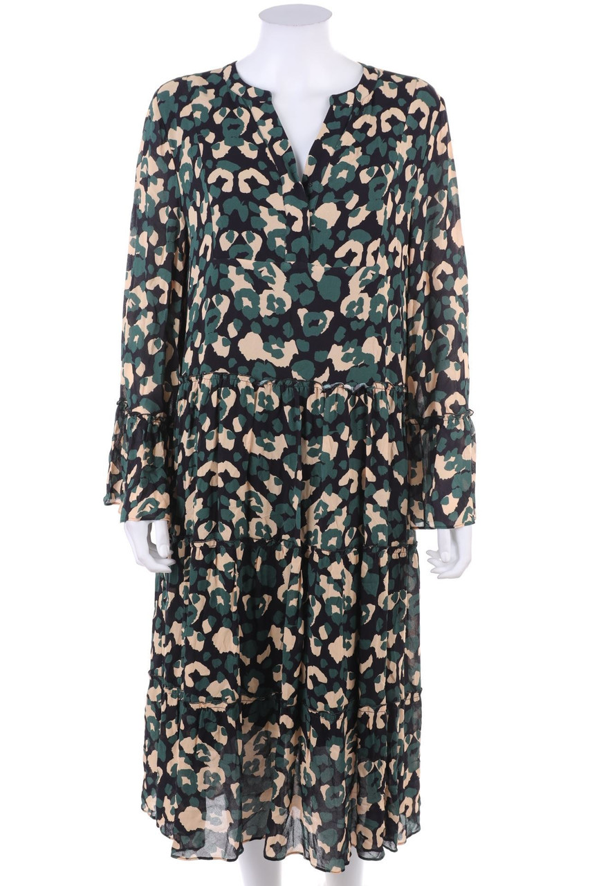 flowers for friends - Maxi Dress with Leo Print - M