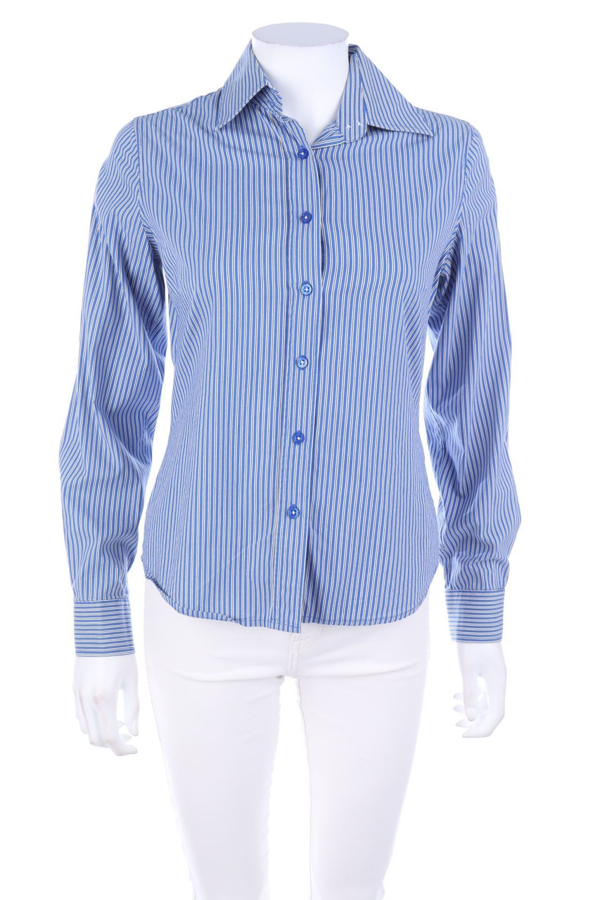 comma - Hemd-Bluse mit Streifen - D 34