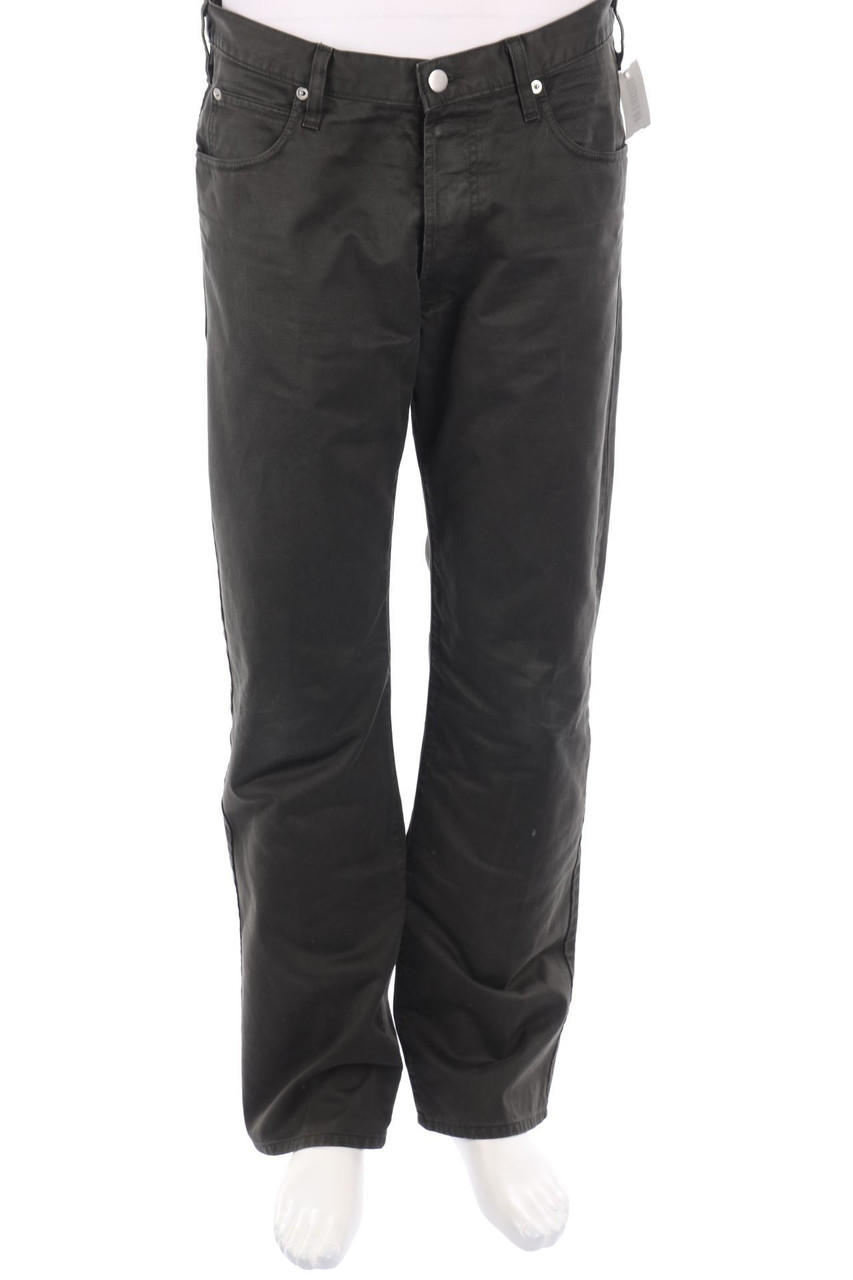 EMPORIO ARMANI - Straight Cut Jeans mit Logo-Plakette - W32