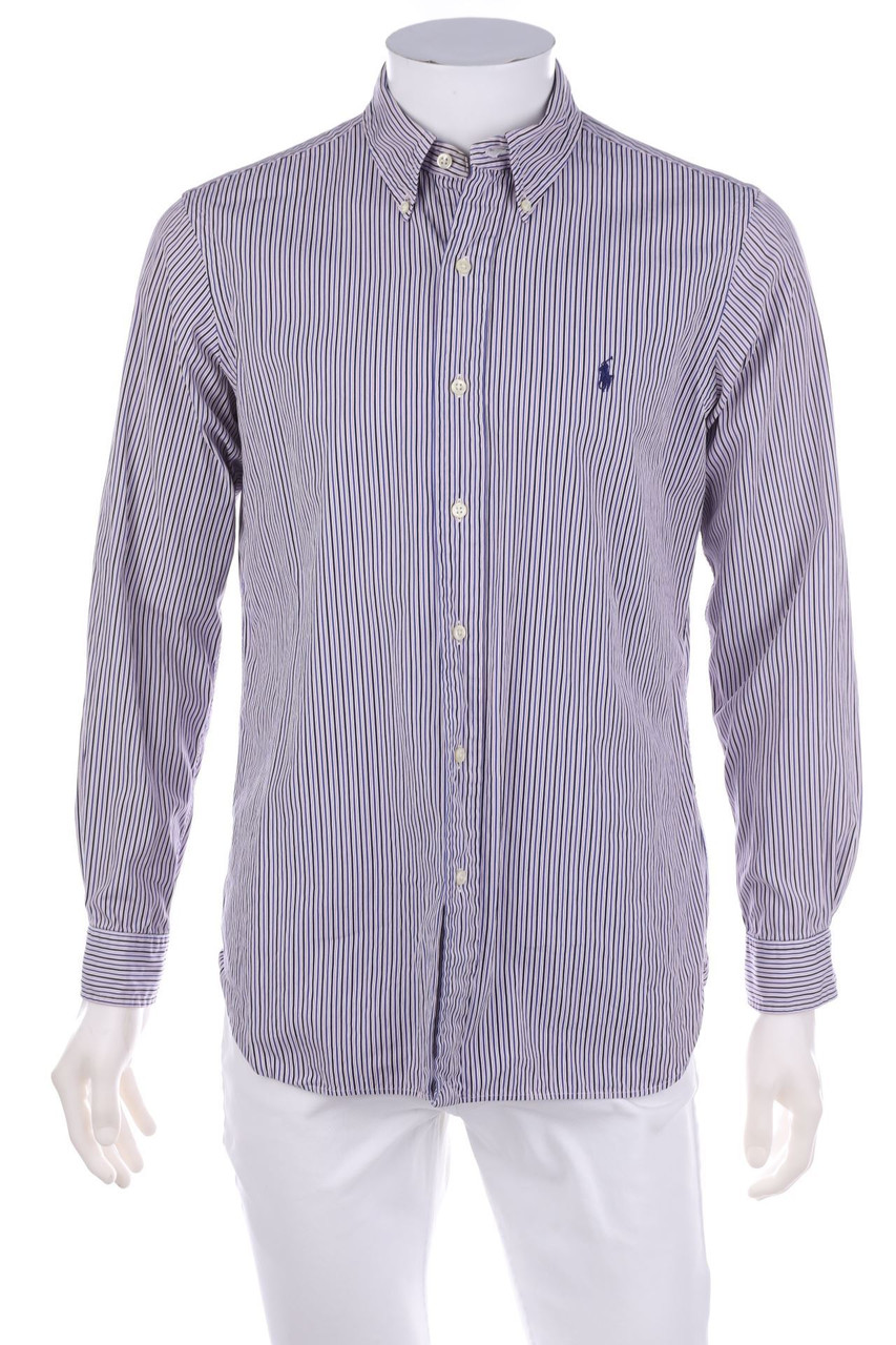 POLO RALPH LAUREN - gestreiftes Button-down-Hemd aus Baumwolle - 39