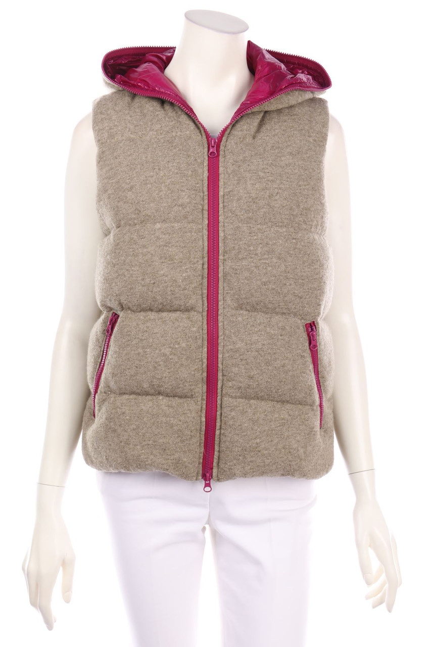 MRS & HUGS - Down Vest with Hood - M