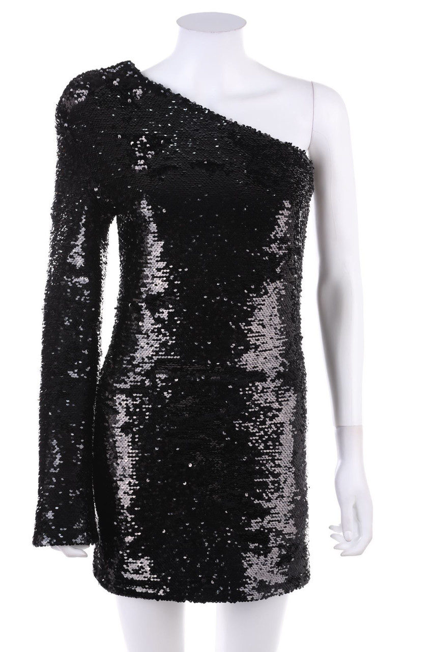 RTA - One shoulder-Sequined Party Dress - D 32
