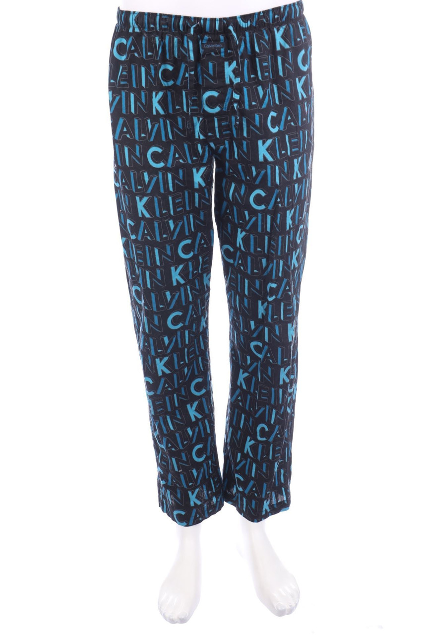Calvin Klein - Pyjama-Hose mit Logo-Print - S