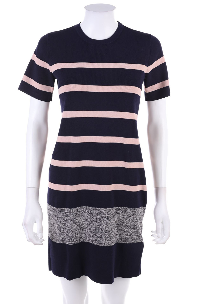 WHISTLES - Knit Dress with Stripes - D 32