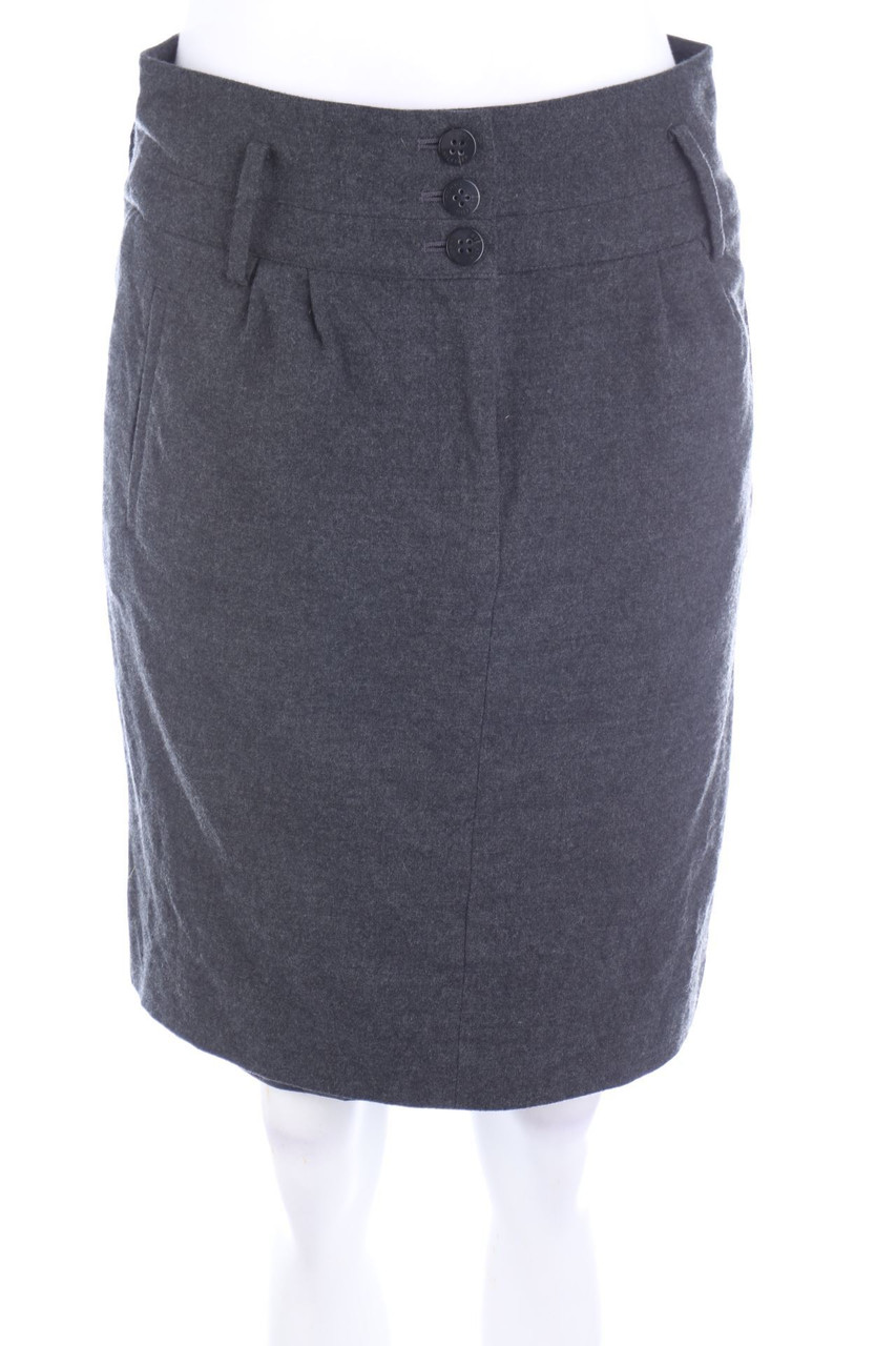 TOMMY HILFIGER - Skirt with Logo Plaque - D 38