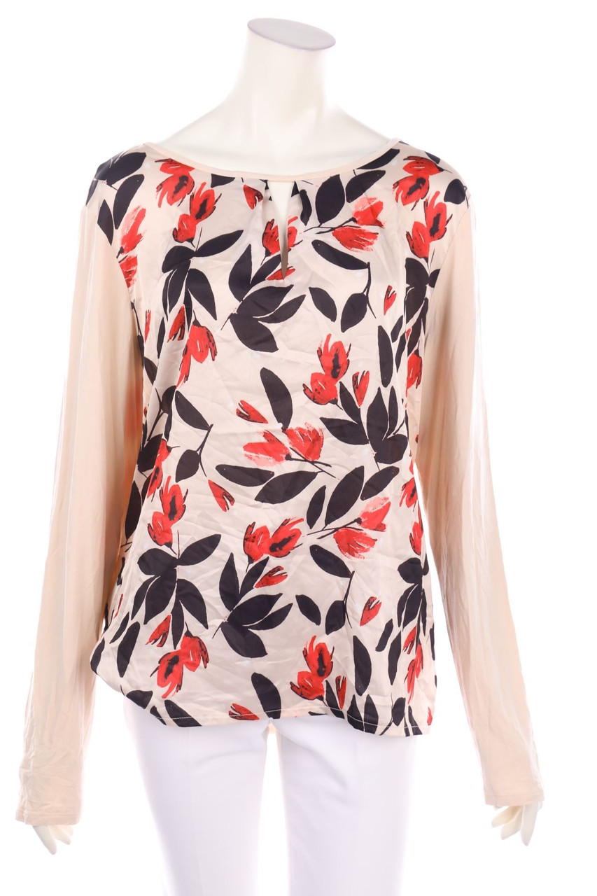 comma - Bluse mit Blumen-Print - D 46